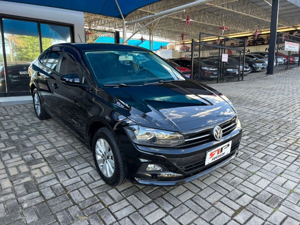 Volkswagen Virtus 1.6 MSI Flex 16V 4p Aut. na cor Preto em Valinhos / SP - 964241