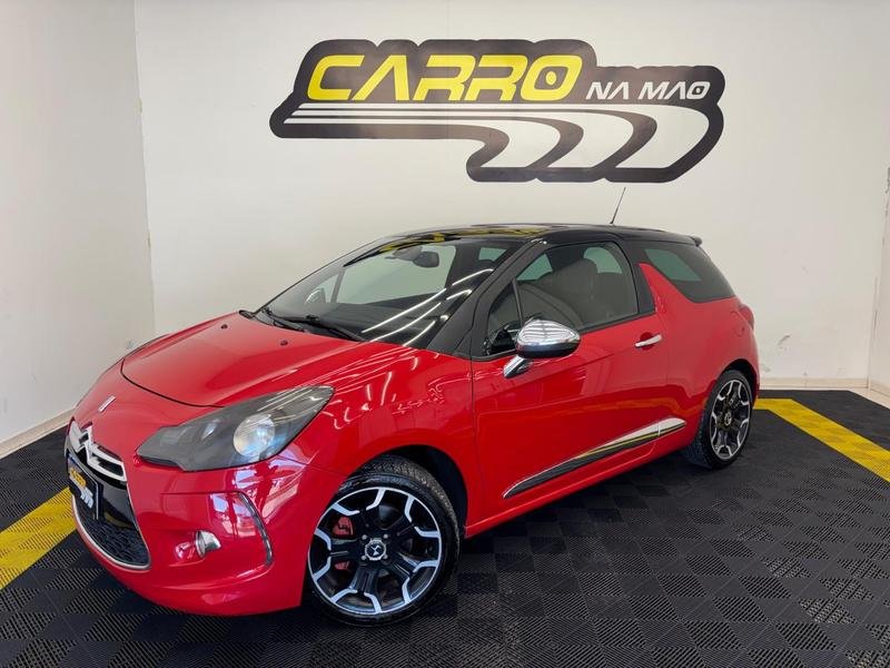 Citroën DS3 1.6 Turbo 16V 3p Mec. na cor Vermelho em Curitiba / PR - 964905