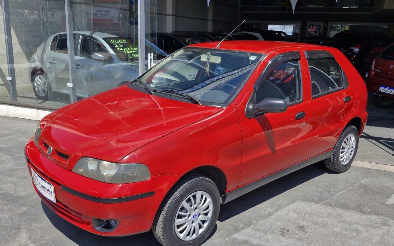 Fiat Palio 1.0/ Trofeo 1.0 Fire/ Fire Flex 4p na cor Vermelho em Ponta Grossa / PR - 965368
