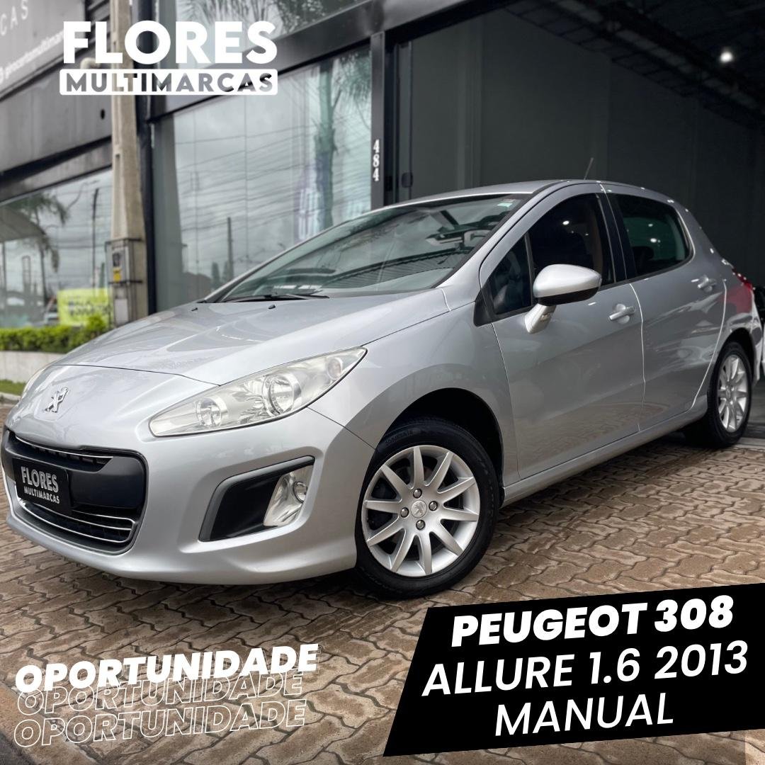 Peugeot 308 Allure 1.6 Flex 16V 5p Mec. na cor Cinza no Sapucaia do Sul / RS - 9654