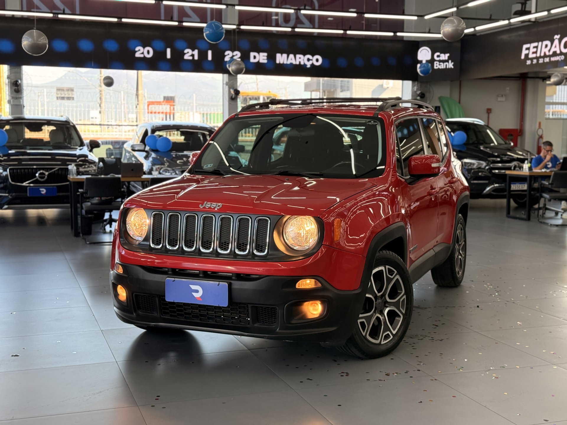 Jeep Renegade Longitude 1.8 4x2 Flex 16V Aut. na cor Vermelho em Palhoça / SC - 965403