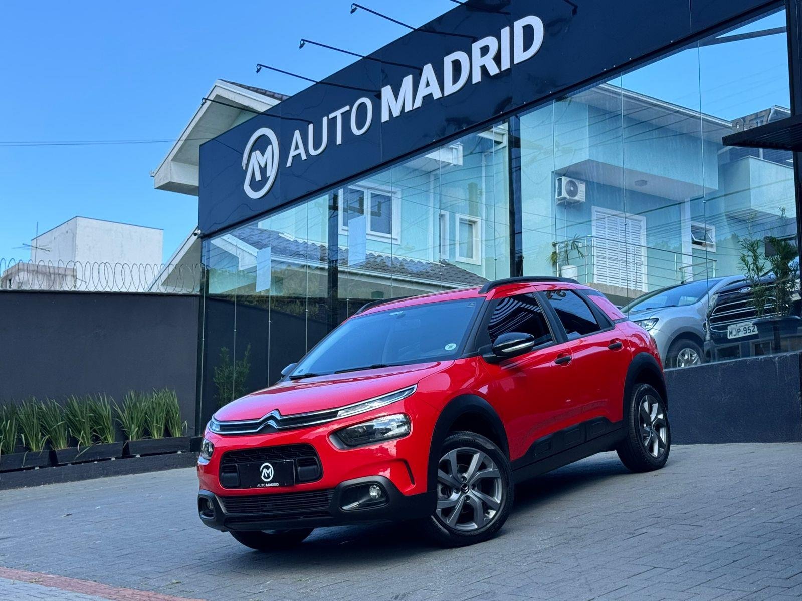 Citroën C4 Cactus FEEL 1.6 16V Flex Aut. na cor Vermelho em Joinville / SC - 965430