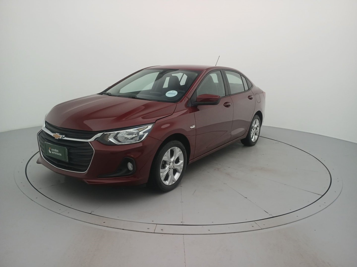 Chevrolet Onix HATCH PREM. 1.0 12V TB Flex 5p Aut. na cor Vermelho em Curitiba / PR - 965501