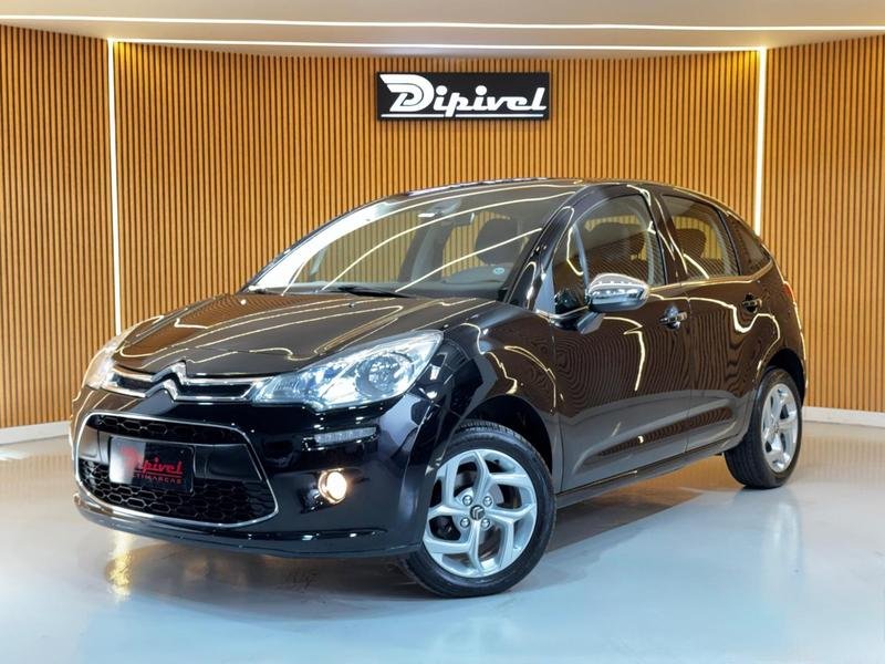 Citroën C3 Excl./Excl.Solar./Sonora 1.6 Flex Aut na cor Preto em Curitiba / PR - 965522