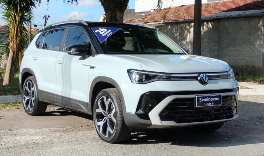 Volkswagen Taos Highline 1.4 250 TSI Flex Aut. na cor Cinza em Curitiba / PR - 965529