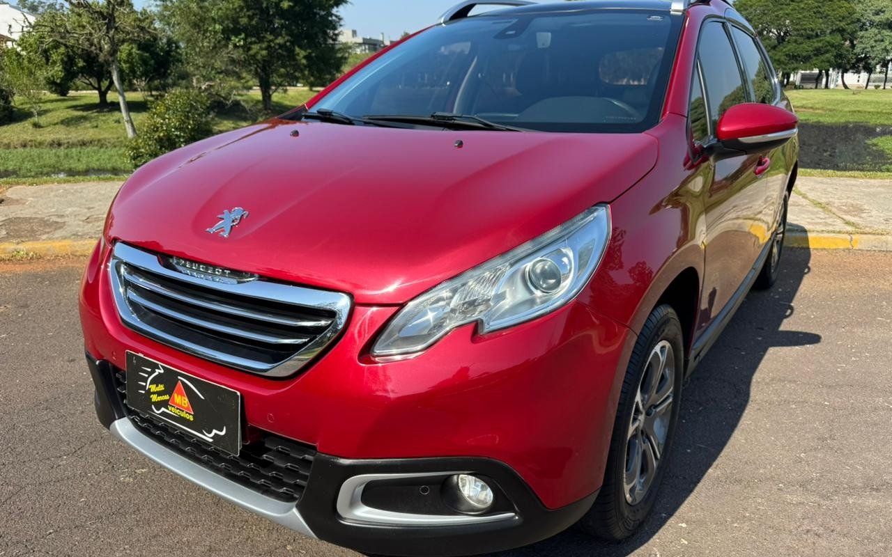 Peugeot 2008 Griffe 1.6 Flex 16V 5p Aut. na cor Vermelho no Canoas / RS - 965599