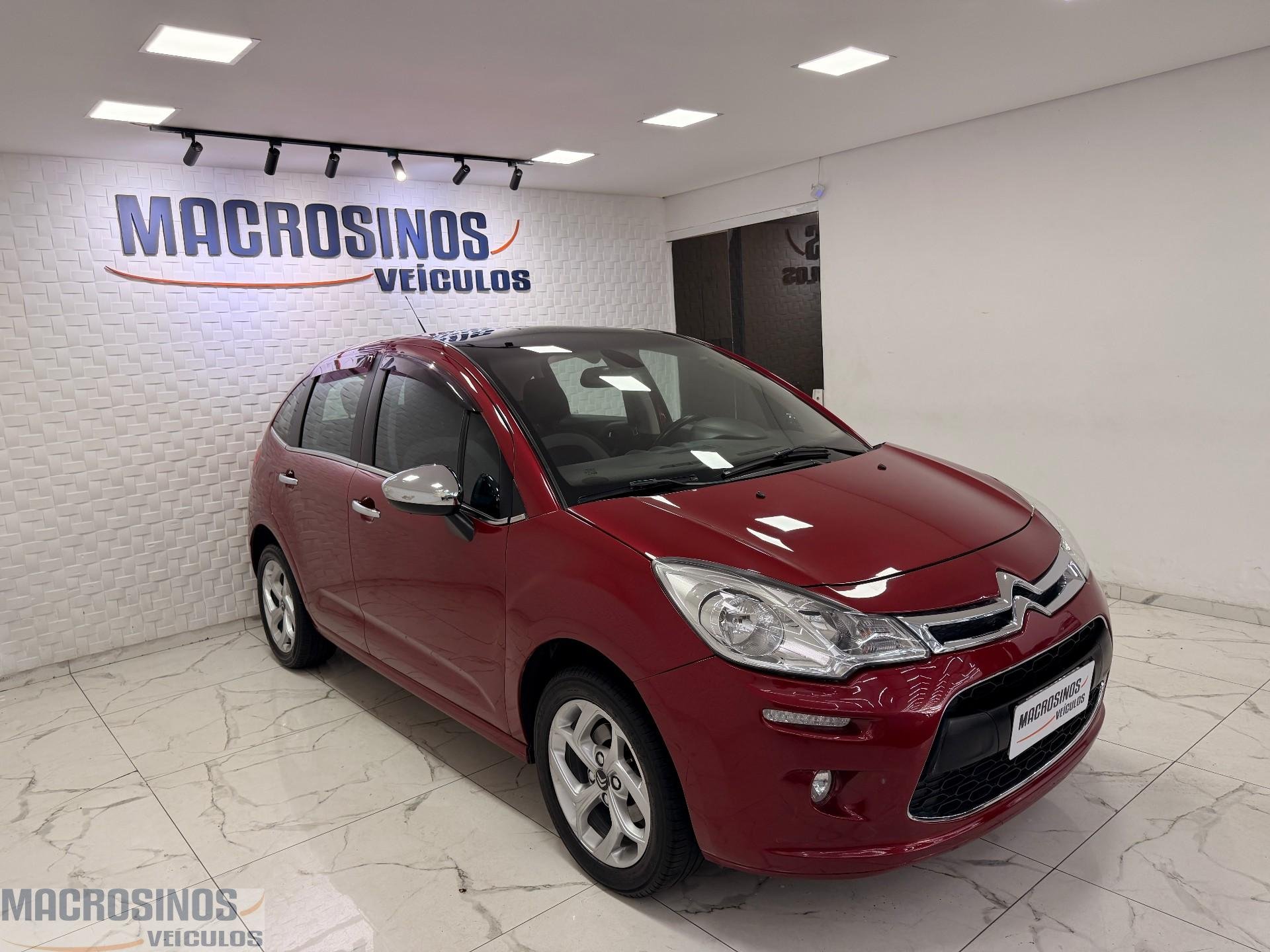 Citroën C3 Exclus./Excl.Solaris 1.6 Flex 16V Mec na cor Vermelho no Canoas / RS - 967043