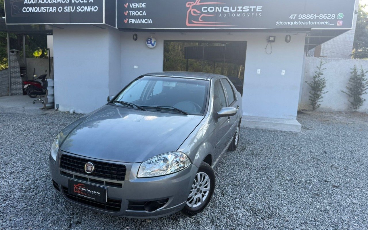 Fiat Siena EL 1.0 mpi Fire Flex 8V 4p na cor Cinza em Joinville / SC - 967511
