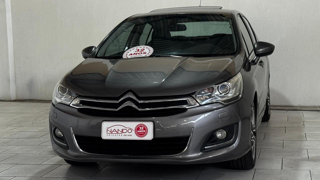Citroën C4 Lounge Exclusive 1.6 Turbo Flex Aut. na cor Cinza no Estância Velha / RS - 968244