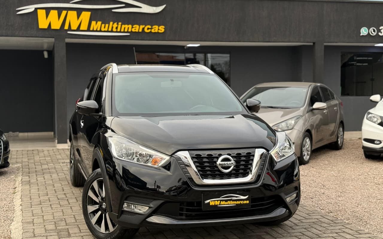 Nissan KICKS SL 1.6 16V FlexStar 5p Aut. na cor Preto em Pinhais / PR - 968672