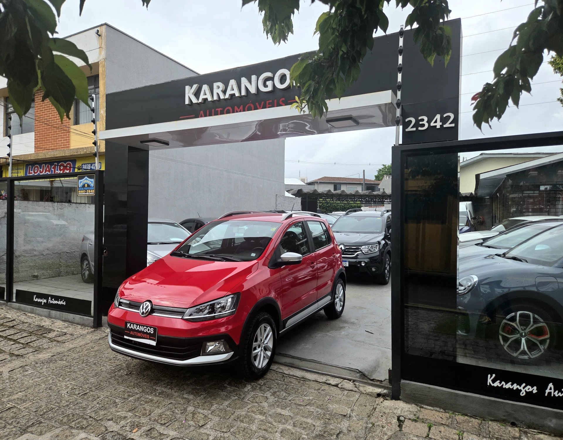 Volkswagen Crossfox 1.6 T. Flex 16V 5p na cor Vermelho em Curitiba / PR - 968710