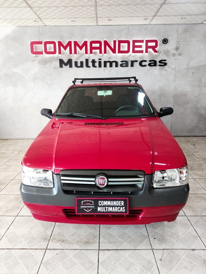 Fiat Uno Mille 1.0 Fire/ F.Flex/ ECONOMY 4p na cor Vermelho no Porto Alegre / RS - 969742