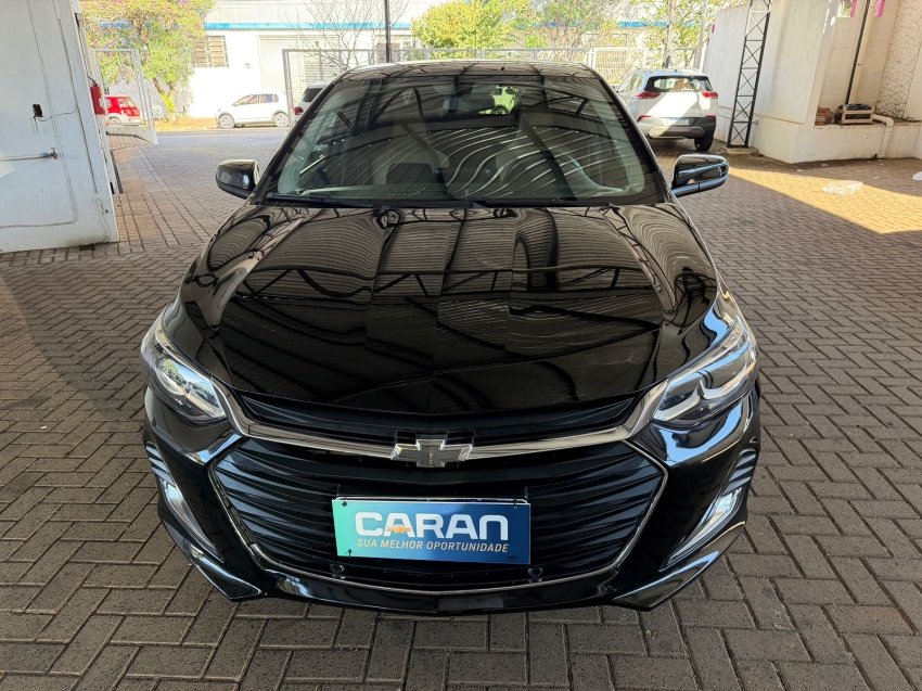 Chevrolet Onix HATCH PREM. 1.0 12V TB Flex 5p Aut. na cor Preto em Apucarana / PR - 969813