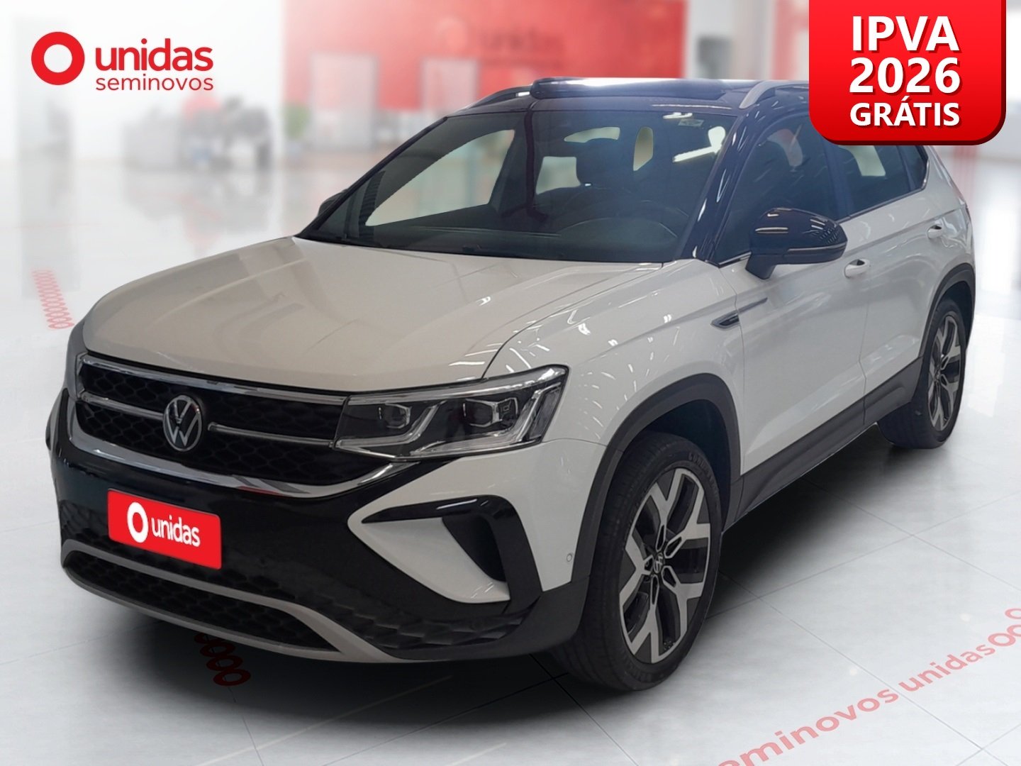 Volkswagen Taos Highline 1.4 250 TSI Flex Aut. na cor Branco em Curitiba / PR - 970050