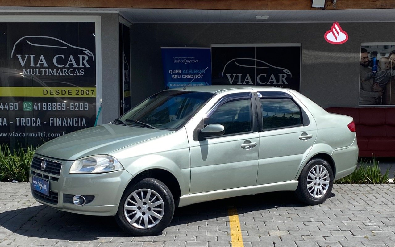 Fiat Siena EL Celeb. 1.4 mpi Fire Flex 8V 4p na cor Verde em São José dos Pinhais / PR - 970111