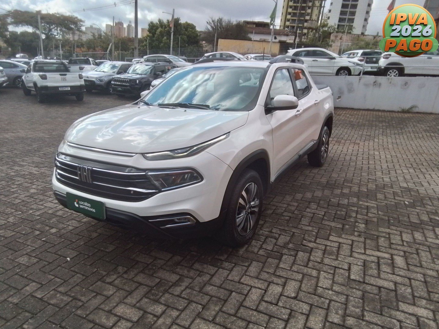 Fiat Toro Freedom 1.3 T270 4x2 Flex Aut. na cor Branco em Maringá / PR - 970318