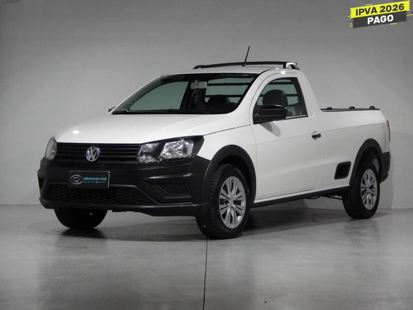 Volkswagen Saveiro Robust 1.6 Total Flex 8V na cor Branco em Curitiba / PR - 970504