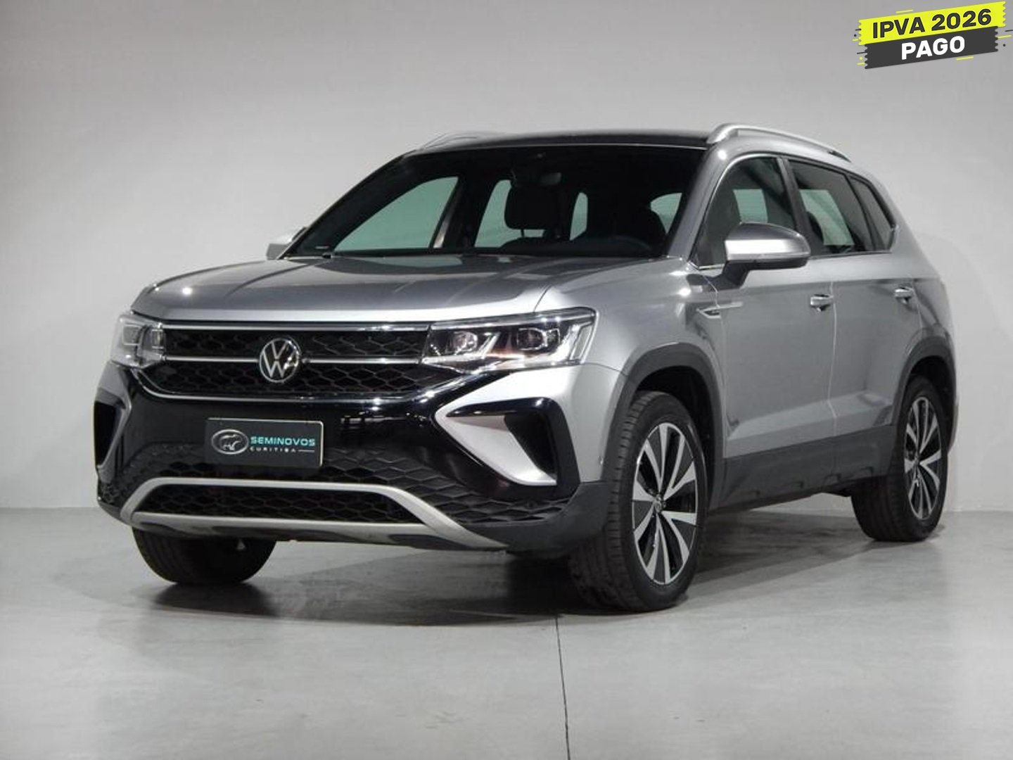 Volkswagen Taos Highline 1.4 250 TSI Flex Aut. na cor Prata em Curitiba / PR - 970514