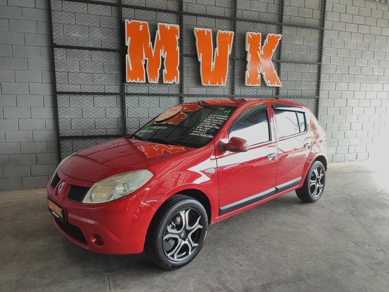 Renault Sandero Expression Hi-Flex 1.6 8V 5p na cor Vermelho em Ponta Grossa / PR - 970579