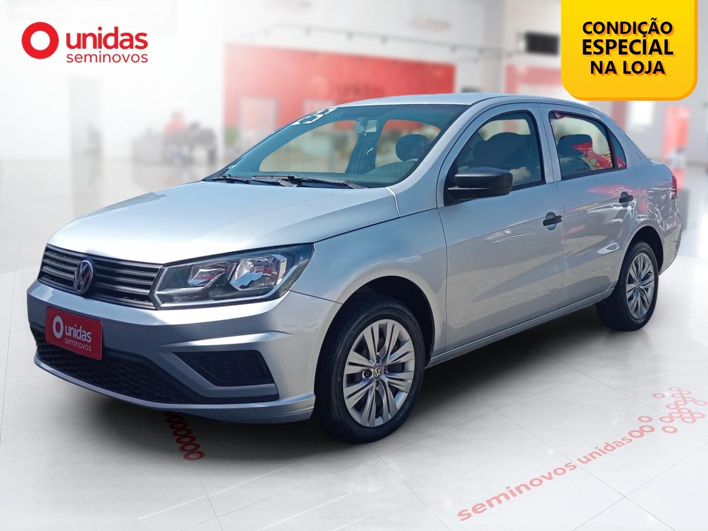 Volkswagen Voyage 1.0 Flex 12V 4p na cor Prata em Joinville / SC - 971557