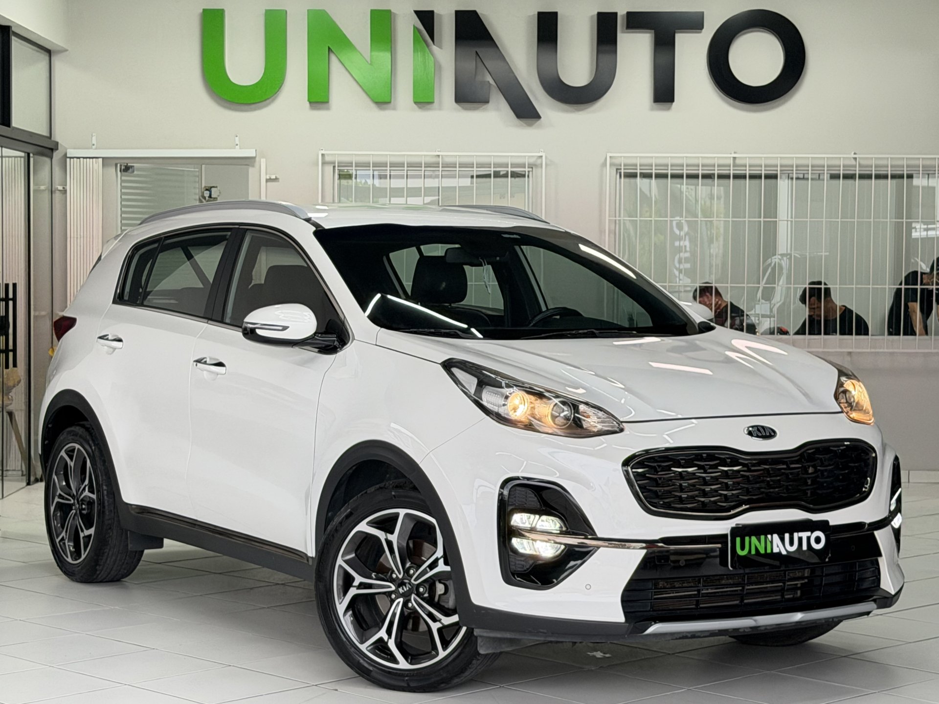 Kia Sportage EX 2.0 16V/ 2.0 16V Flex Aut. na cor Branco em Joinville / SC - 971617