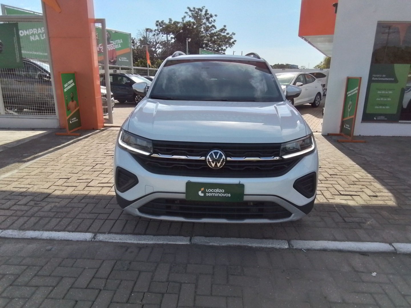 Volkswagen T-Cross Comfor. 200 TSI 1.0 Flex 5p Aut. na cor Branco em Lages / SC - 971797