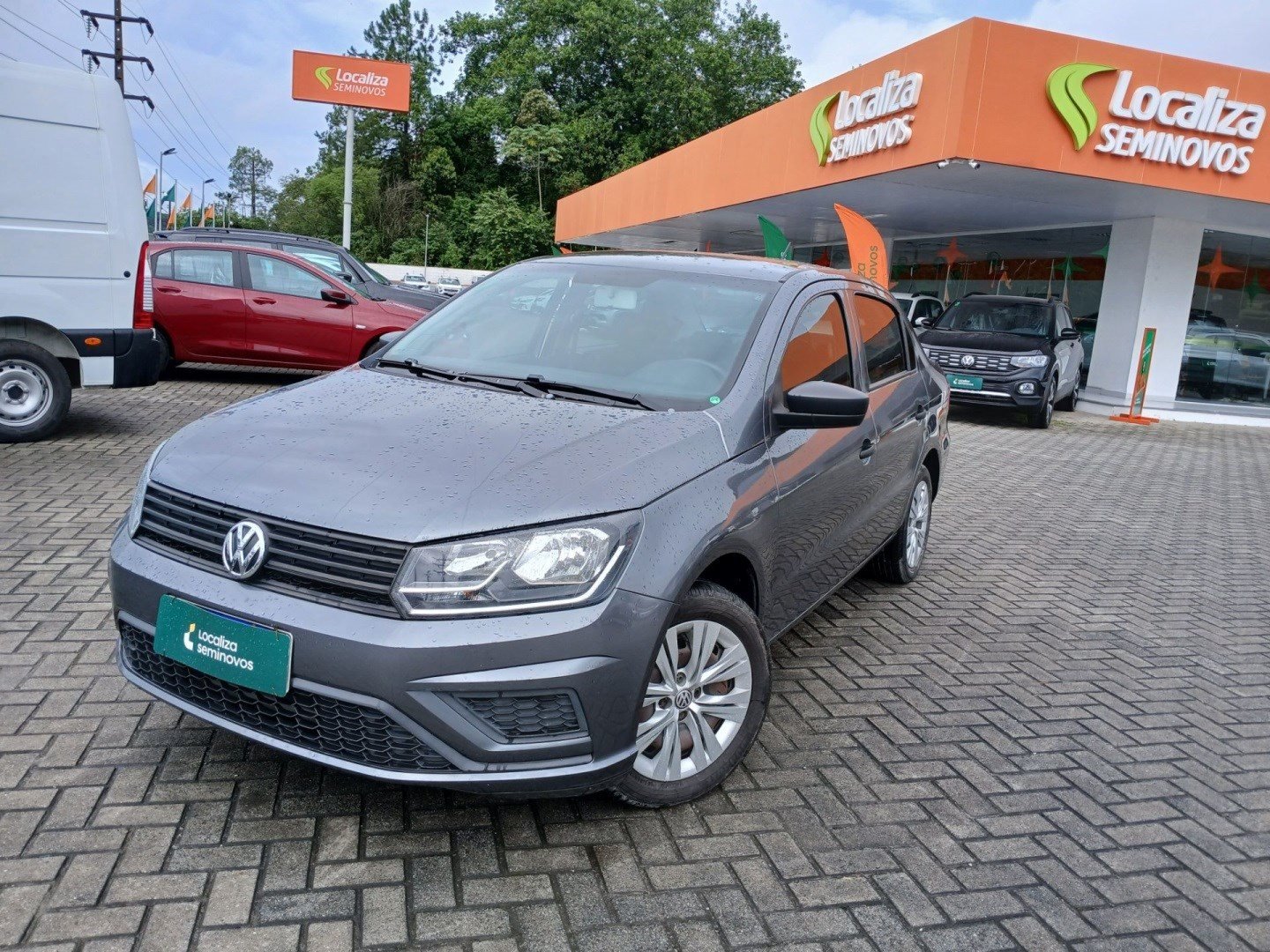 Volkswagen Voyage 1.0 Flex 12V 4p na cor Cinza em Joinville / SC - 971872