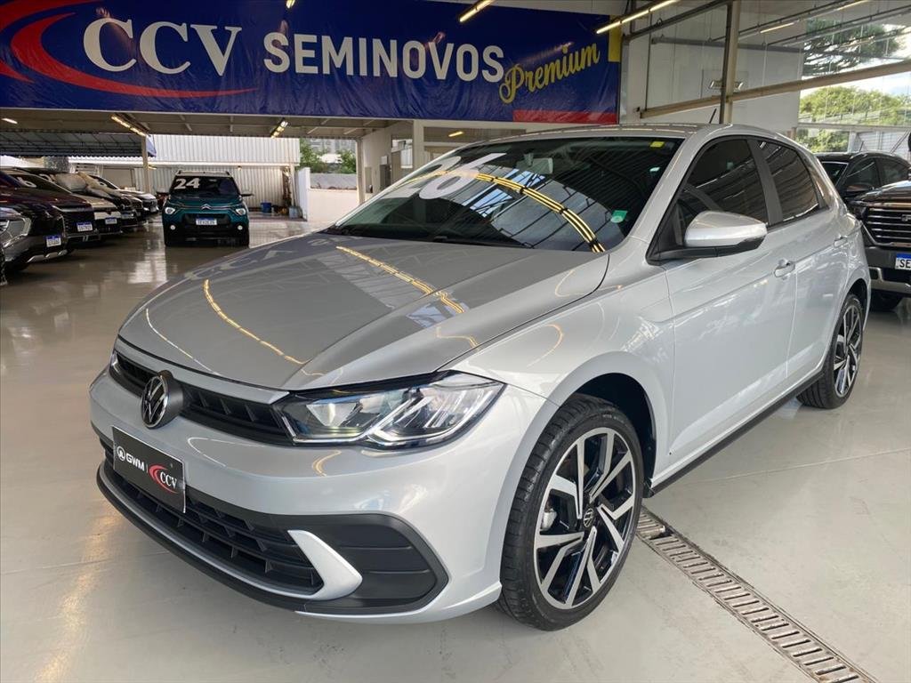 Volkswagen Polo Sense TSI 1.0 Flex 12V Aut na cor Prata em Curitiba / PR - 971937