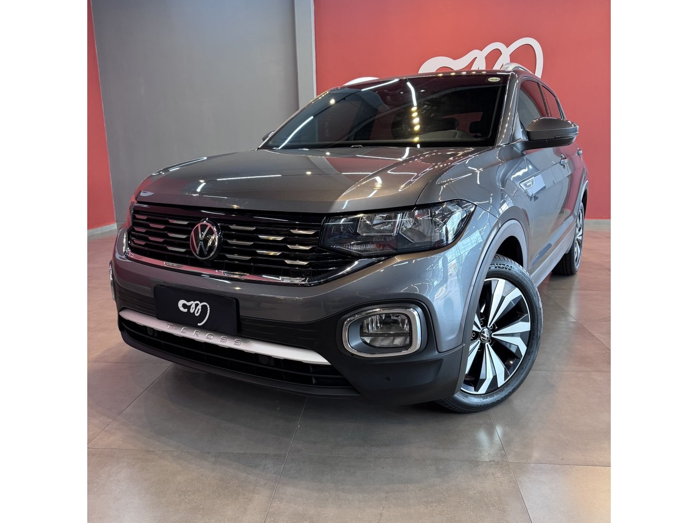Volkswagen T-Cross Hig. 250 TSI 1.4 Flex 16V 5p Aut na cor Cinza em Ponta Grossa / PR - 971945