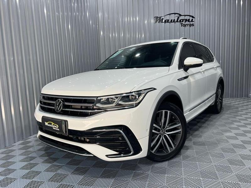 Volkswagen Tiguan Allspac R-Line 350 TSI 2.0 4x4 na cor Branco em Curitiba / PR - 972292