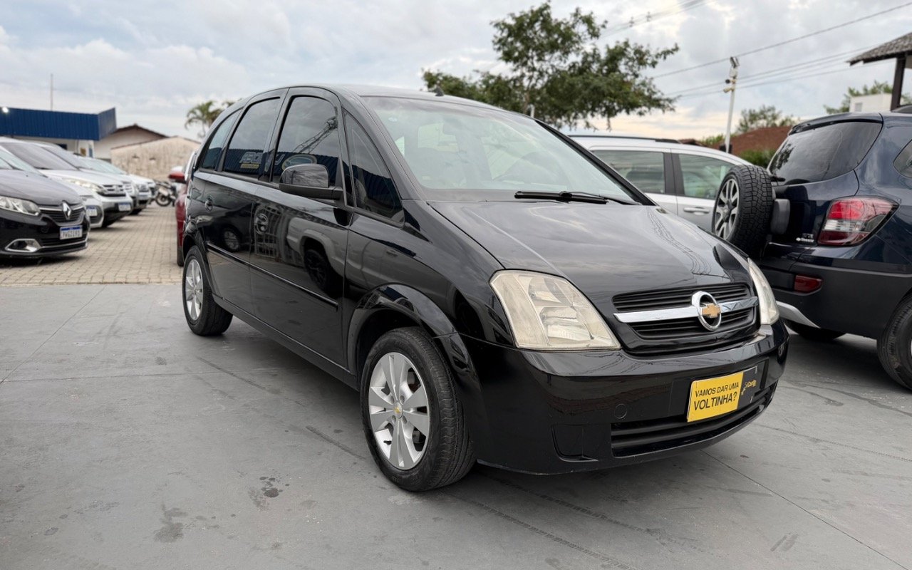 Chevrolet Meriva Prem.EASYTRONIC 1.8 FlexPower 5p na cor Preto em Joinville / SC - 972428