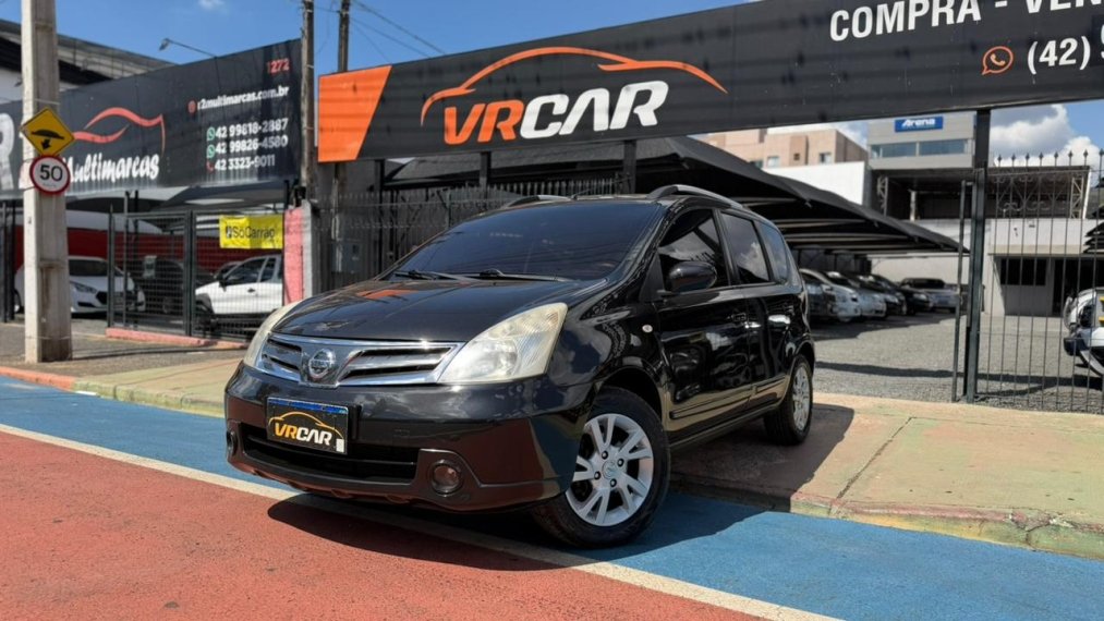 Nissan LIVINA S 1.8 16V Flex Fuel Aut. na cor Preto em Ponta Grossa / PR - 972561