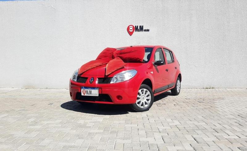 Renault Sandero Expression Hi-Flex 1.0 16V 5p na cor Vermelho em Curitiba / PR - 972781