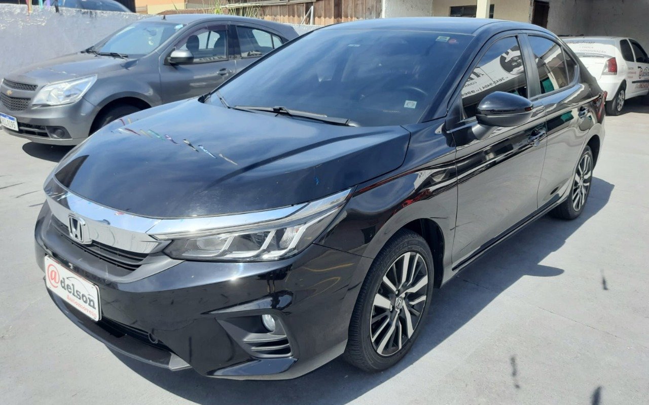 Honda City Sedan EXL 1.5 Flex 16V 4p Aut. na cor Preto em Araucária / PR - 972884