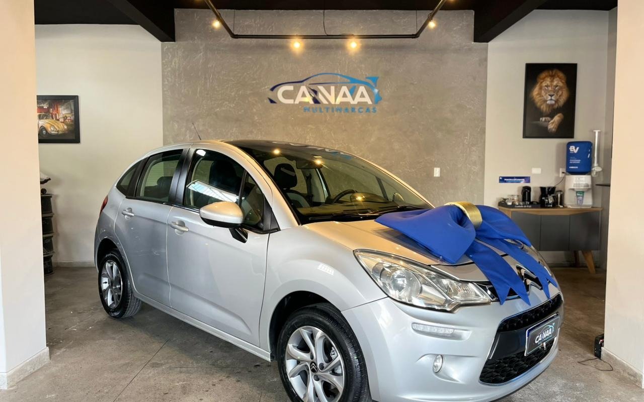 Citroën C3 Tendance 1.5 Flex 8V 5p Mec. na cor Prata em Joinville / SC - 973044