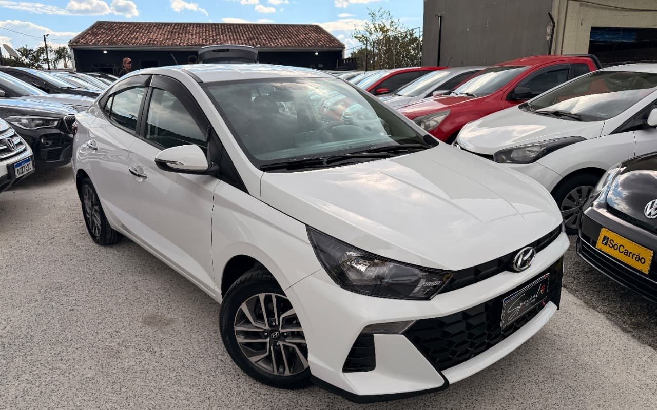 Hyundai HB20S Limited Plus 1.0 Flex 12V Mec. na cor Branco em Pinhais / PR - 973175