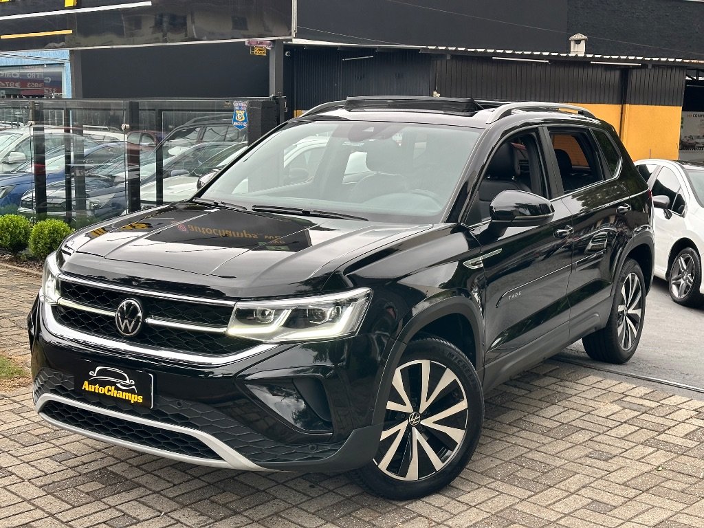 Volkswagen Taos Highline 1.4 250 TSI Flex Aut. na cor Preto em Curitiba / PR - 973294
