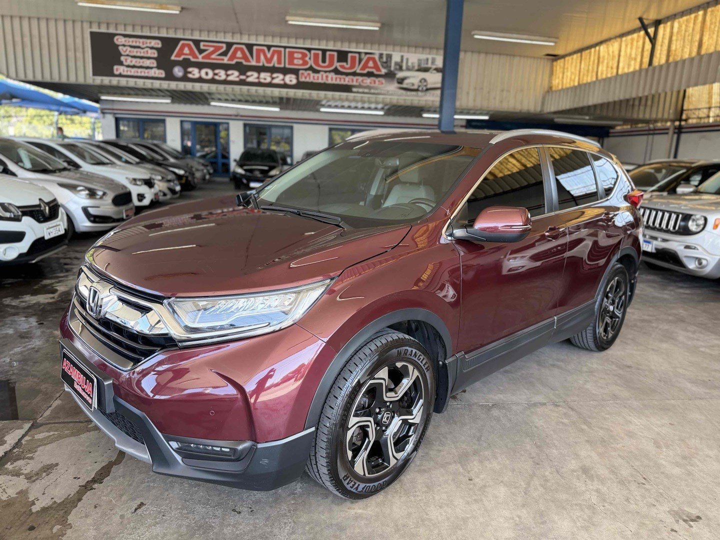 Honda CR-V Touring 1.5 16V 4WD 5p Aut. na cor Vermelho no Canoas / RS - 973507