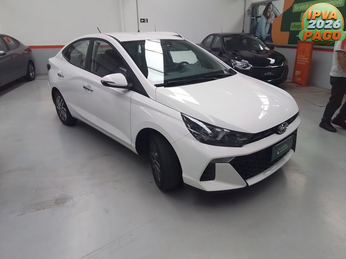 Hyundai HB20S Limited Plus 1.0 Flex 12V Mec. na cor Branco no Canoas / RS - 973624