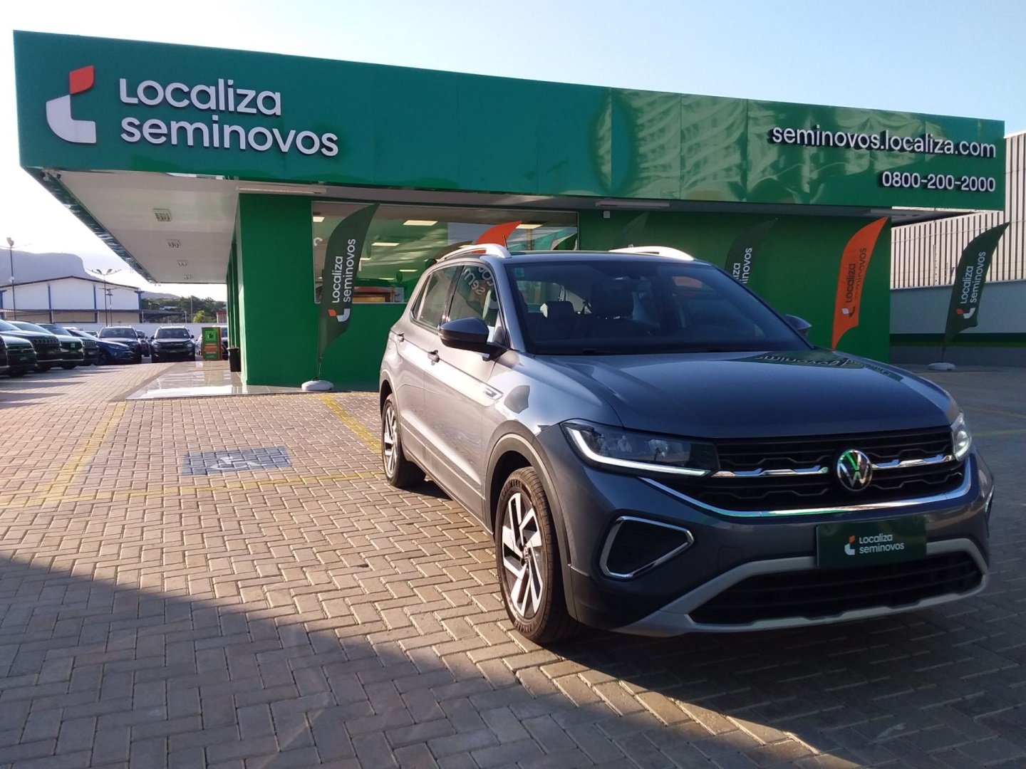 Volkswagen T-Cross Hig. 250 TSI 1.4 Flex 16V 5p Aut na cor Cinza em Criciúma / SC - 973626