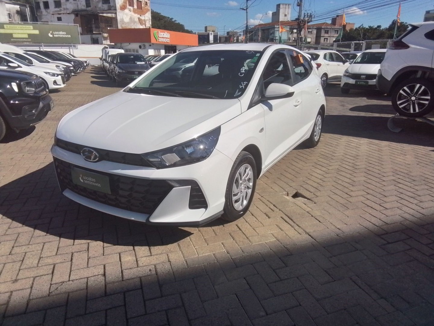 Hyundai HB20 Sense Plus 1.0 Flex 12V Mec. na cor Branco no Gravataí / RS - 973669
