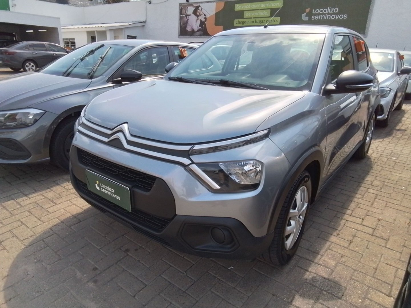 Citroën C3 Live Pack 1.0 Flex 6V 5p Mec. na cor Cinza no Gravataí / RS - 974304