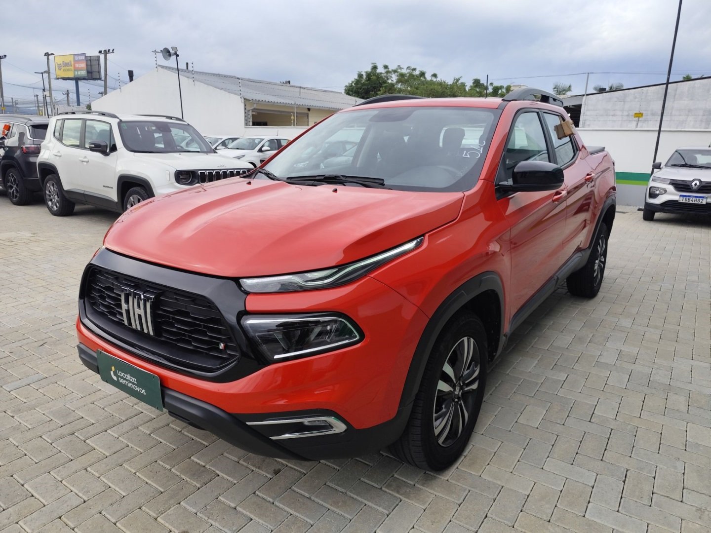 Fiat Toro Freedom 1.3 T270 4x2 Flex Aut. na cor Vermelho em Palhoça / SC - 974515