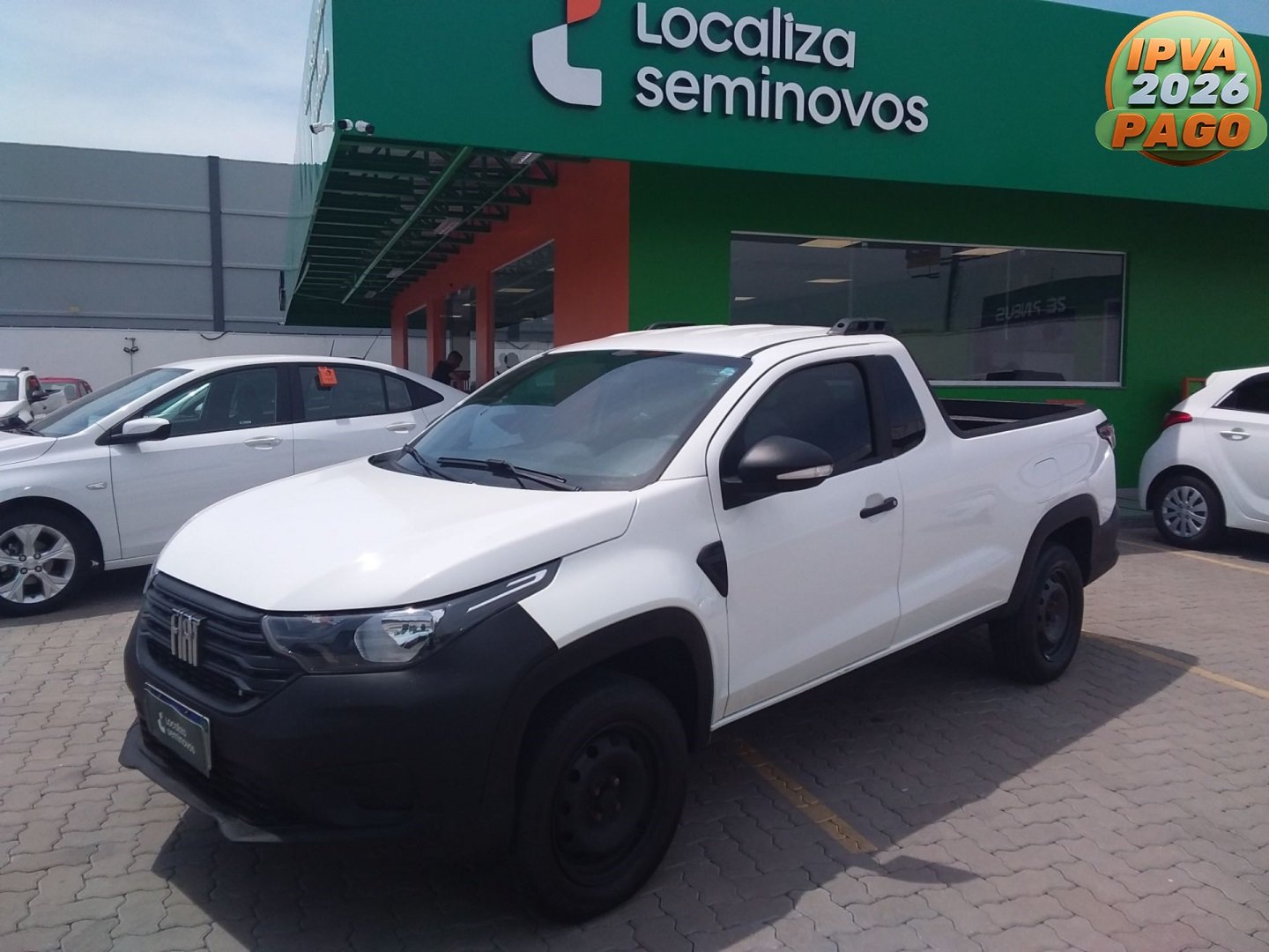 Fiat Strada Freedom 1.3 Flex 8V CD na cor Branco no Santa Cruz do Sul / RS - 974876