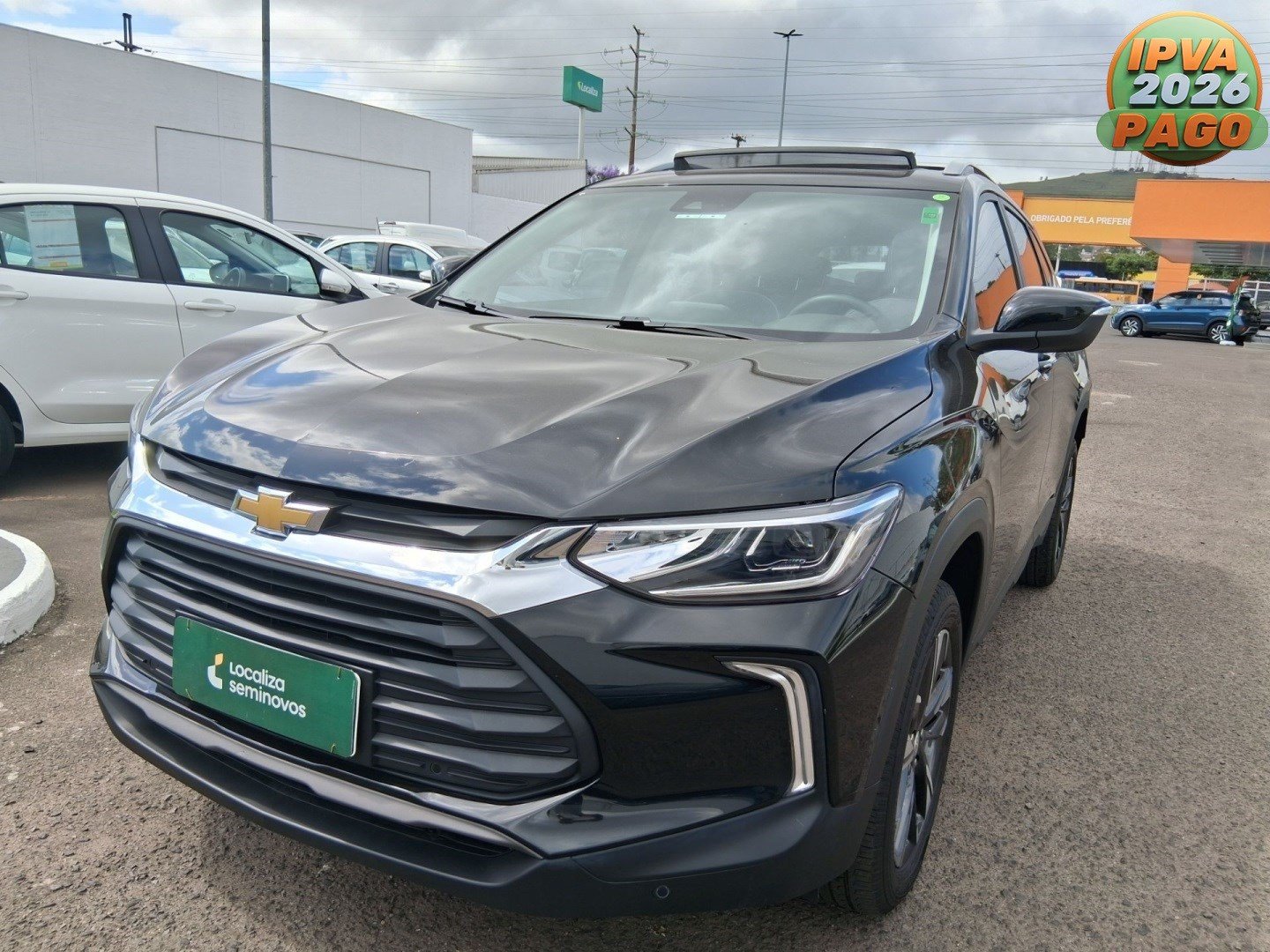 Chevrolet Tracker Premier 1.2 Turbo 12V Flex Aut. na cor Preto em Chapecó / SC - 975029