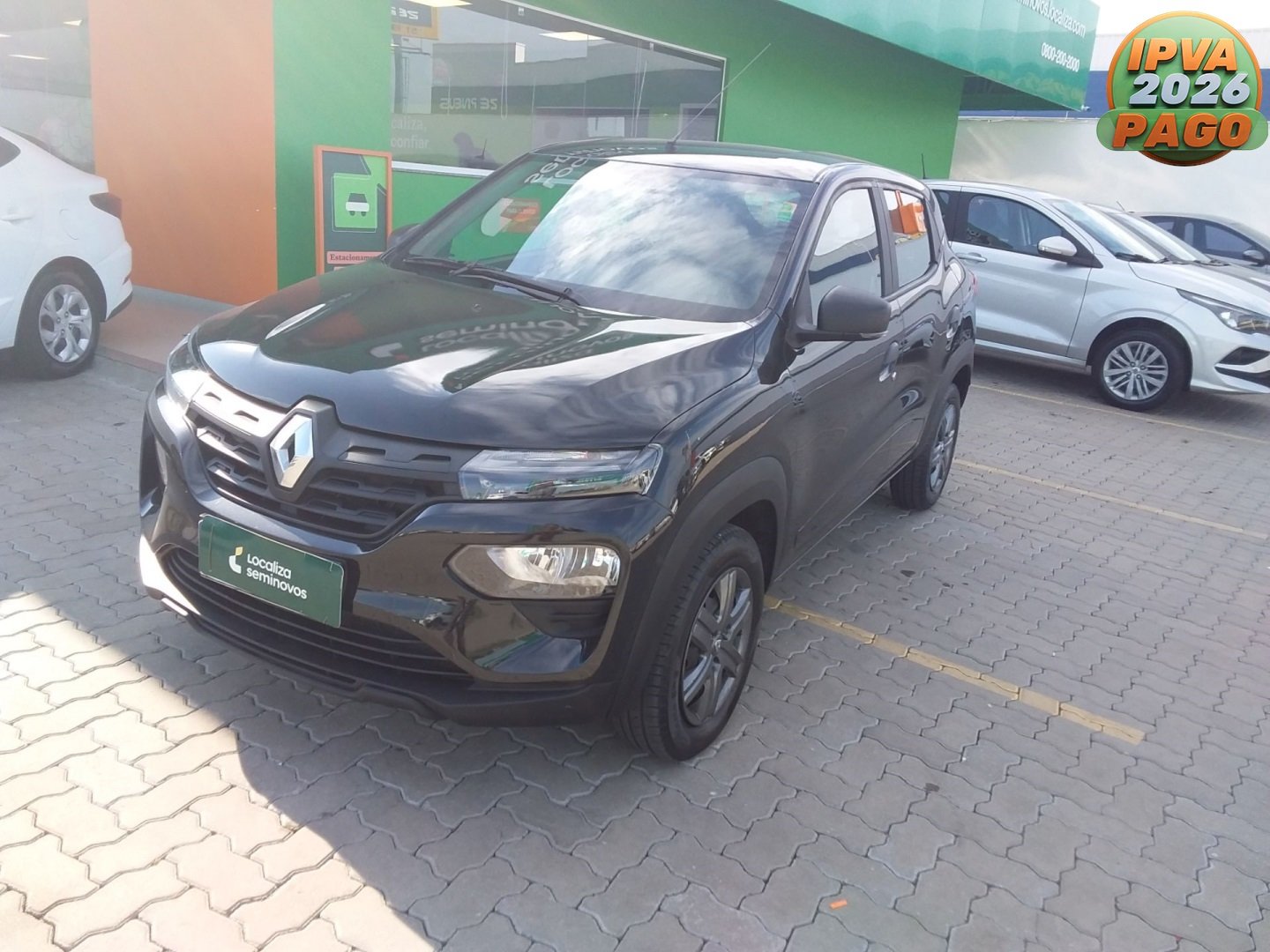 Renault Kwid Zen 1.0 Flex 12V 5p Mec. na cor Preto no Santa Cruz do Sul / RS - 975136