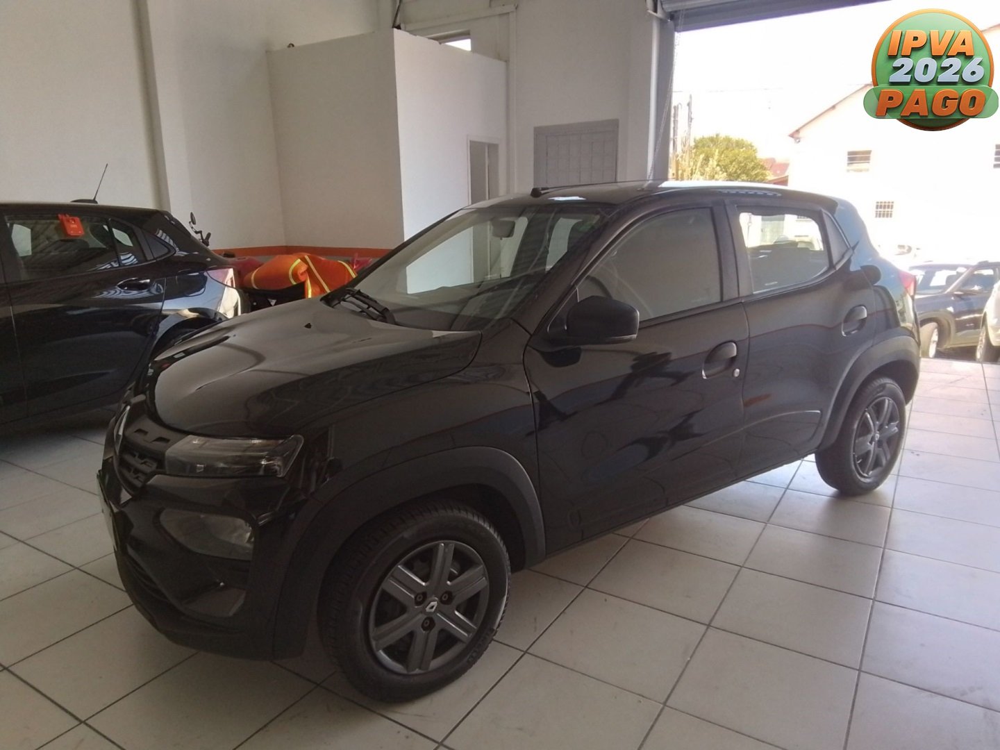 Renault Kwid Zen 1.0 Flex 12V 5p Mec. na cor Preto no Santa Maria / RS - 975249