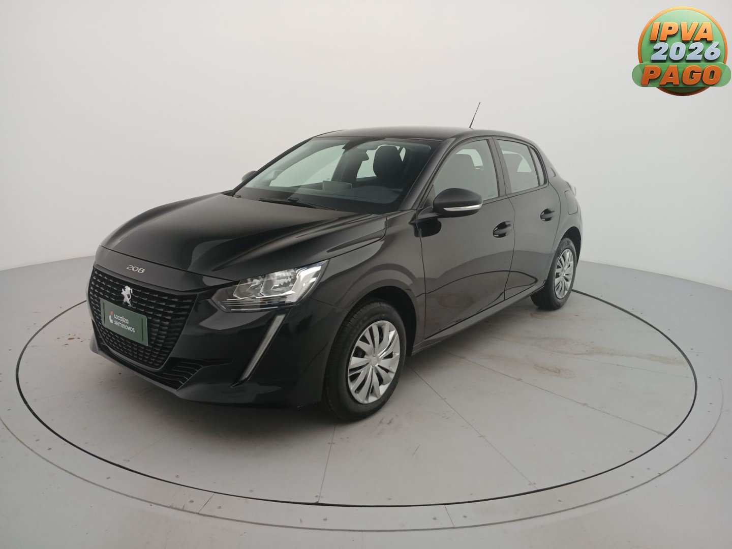 Peugeot 208 Like 1.0 Flex 6V 5p Mec. na cor Preto em Maringá / PR - 975585