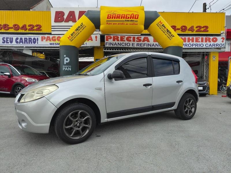Renault Sandero Expression Hi-Flex 1.0 16V 5p na cor Prata em Curitiba / PR - 975998