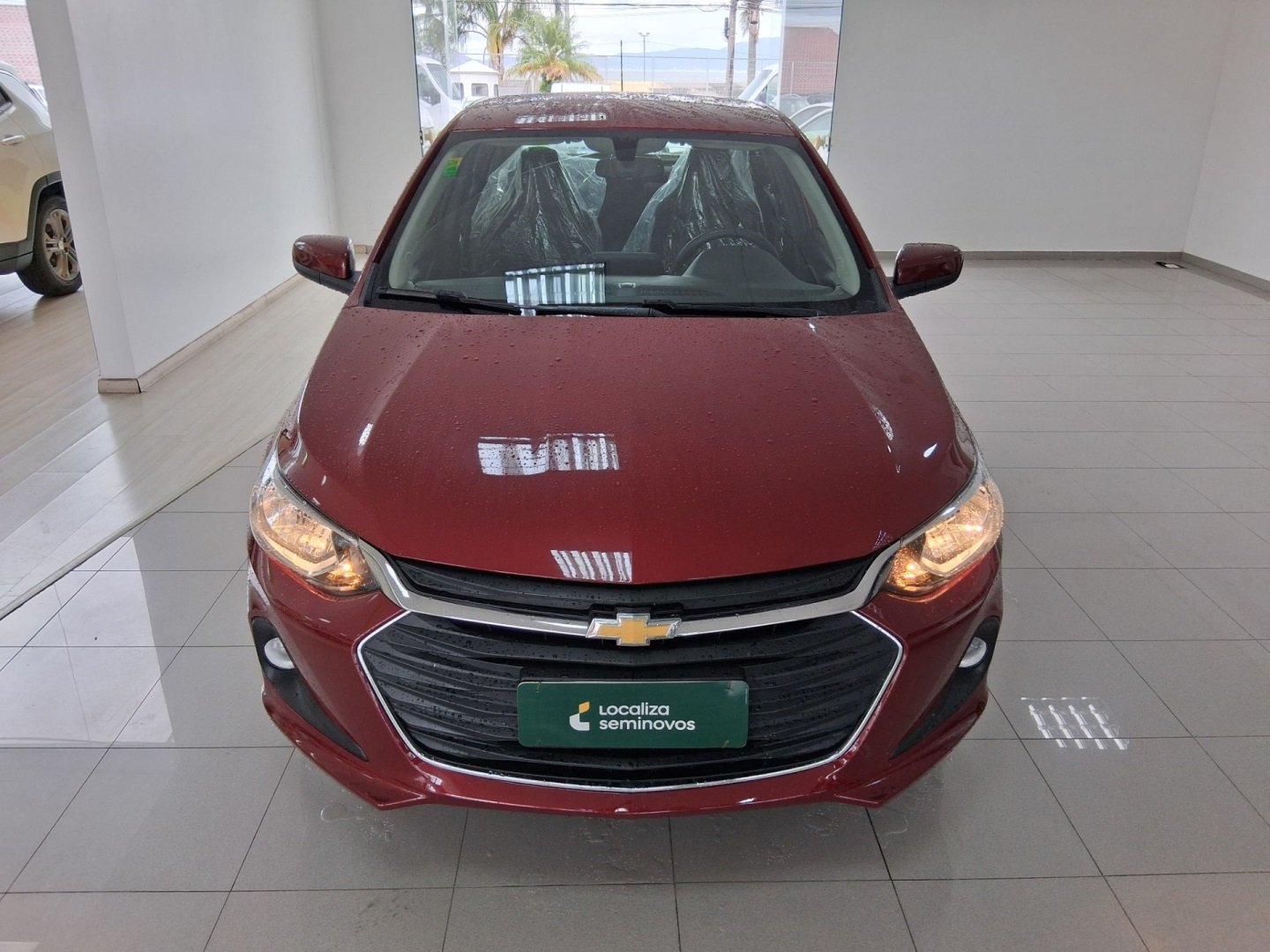 Chevrolet Onix HATCH LT 1.0 12V Flex 5p Mec. na cor Vermelho em Palhoça / SC - 976020